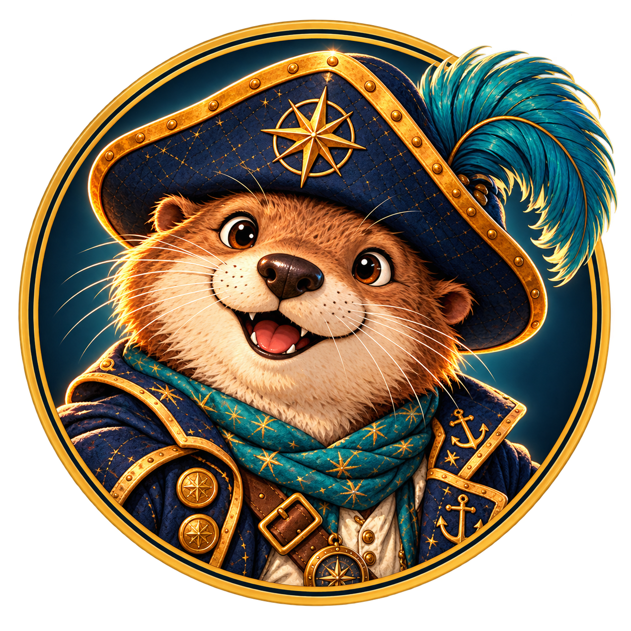Captain Pip, a sea otter captain